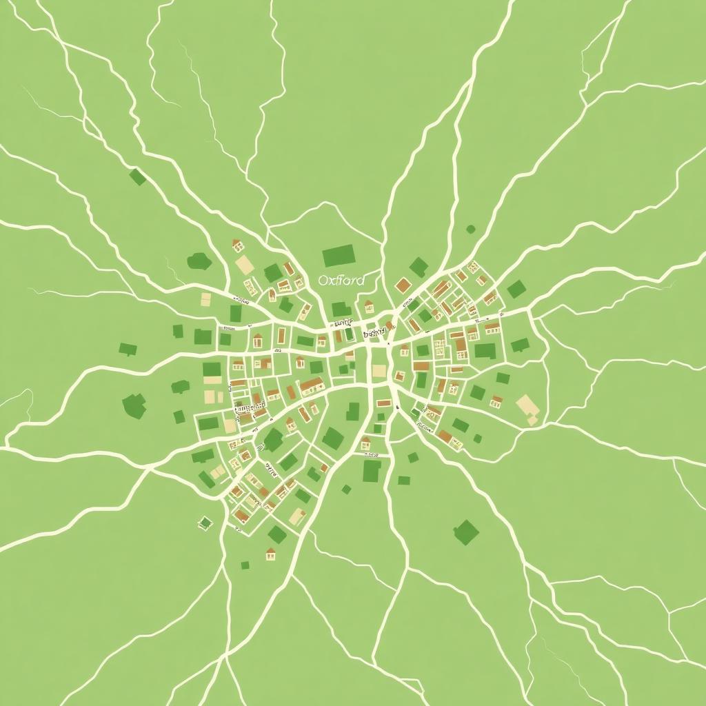 Map illustration of Oxford neighbourhoods we cover